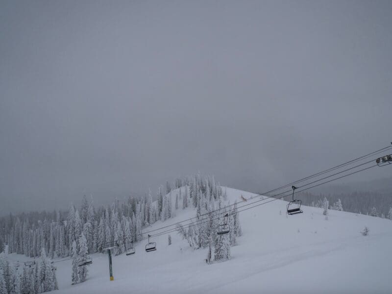 Tamarack Mountain Summit Cam @ ~9:15am on Wednesday, February 19.