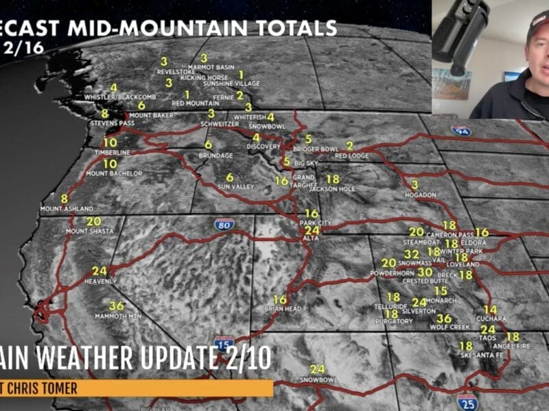 Chris Tomer snowfall forecast.
