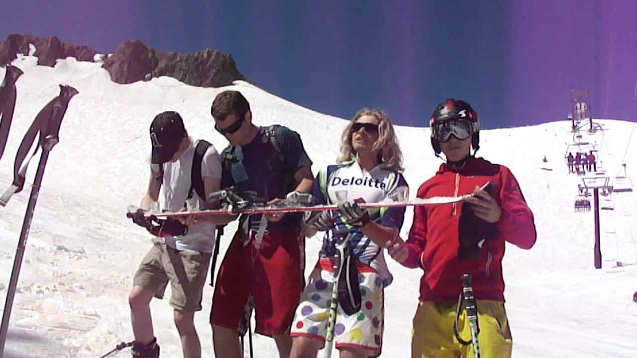 Lars Ruchti Jägermeister Alcohol of Choice For World's Record Longest Shot-Ski ...
