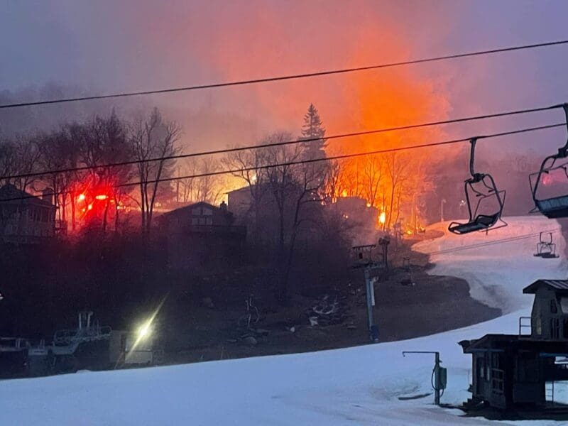 Fire @ Beech Mountain Ski Resort