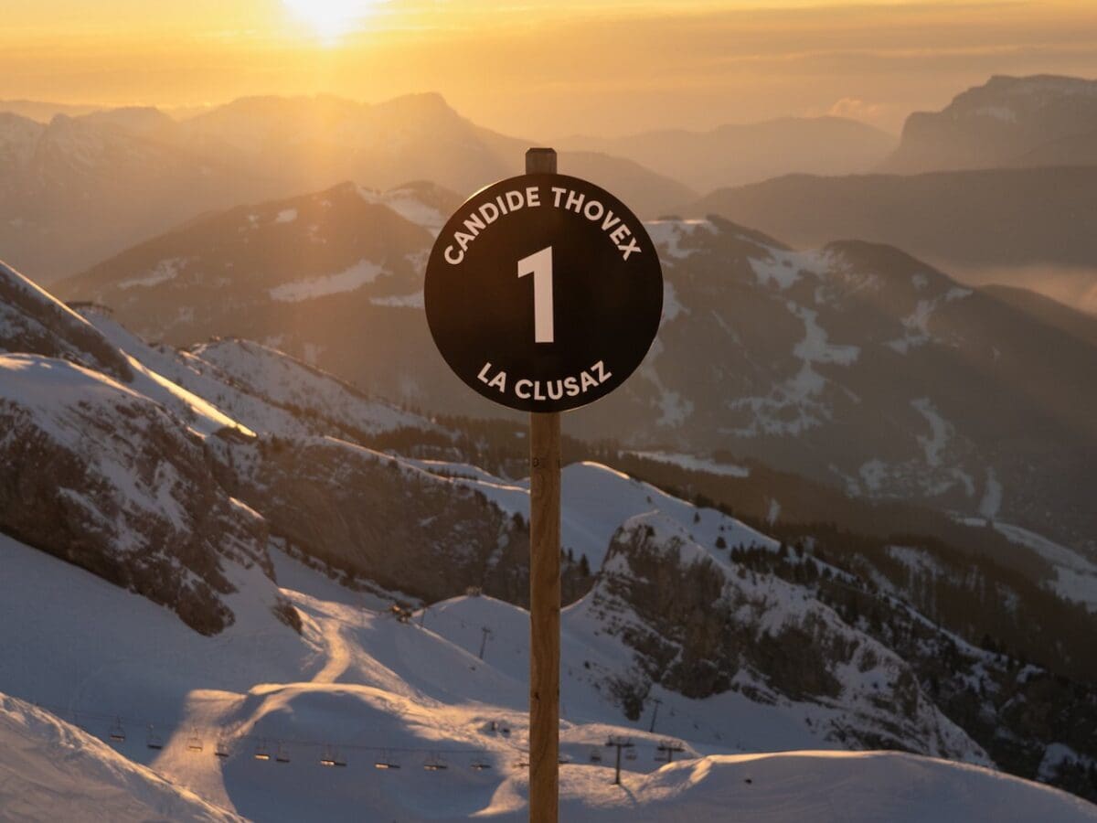 Candide Thovex ski trail @ La Clusaz