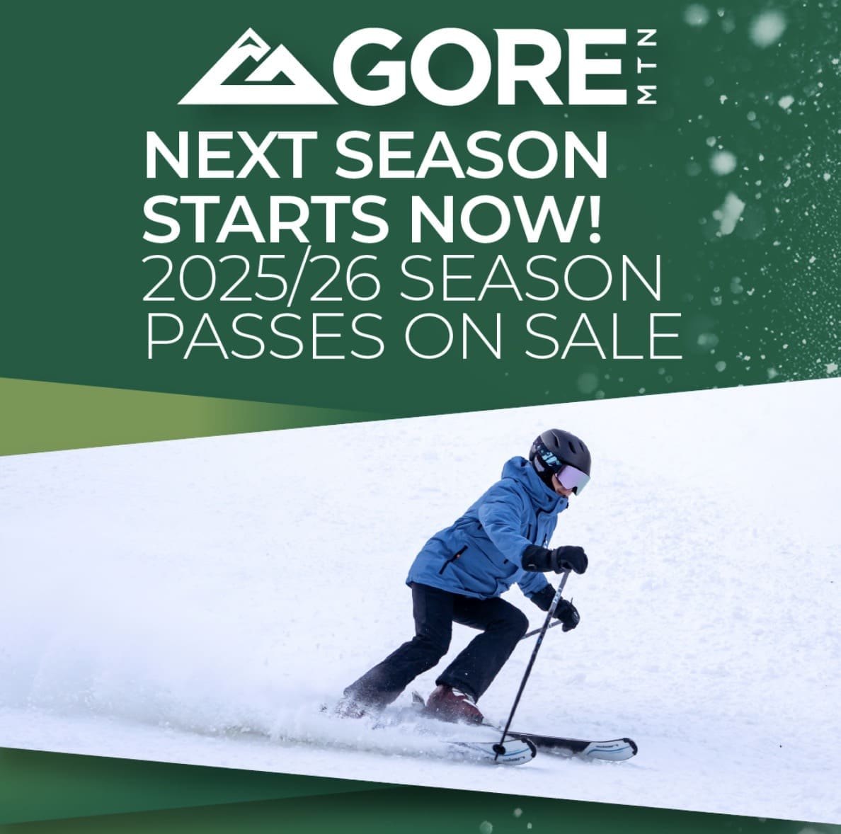 Gore Mountain season passes are on sale now.