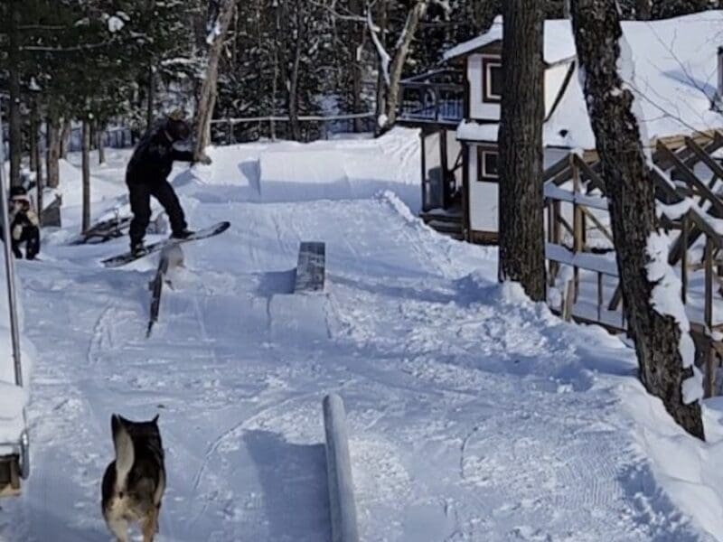 Ontario couple's incredible backyard terrain park