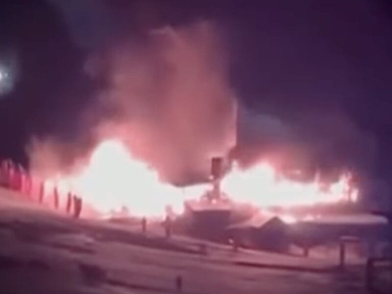 Olympic skier and his father killed in ski resort hotel fire in Turkey.