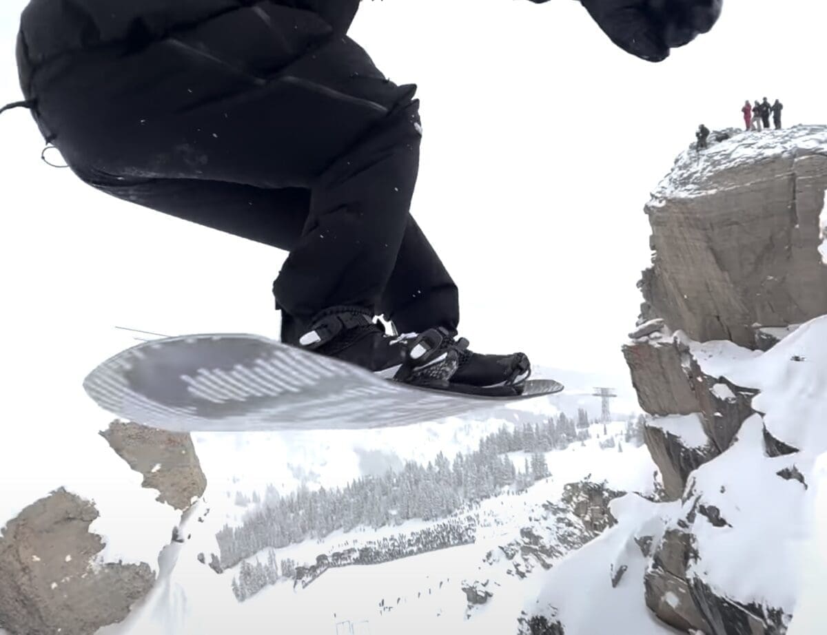 Gimbal God airs over the Goat Path @ Corbet's Couloir