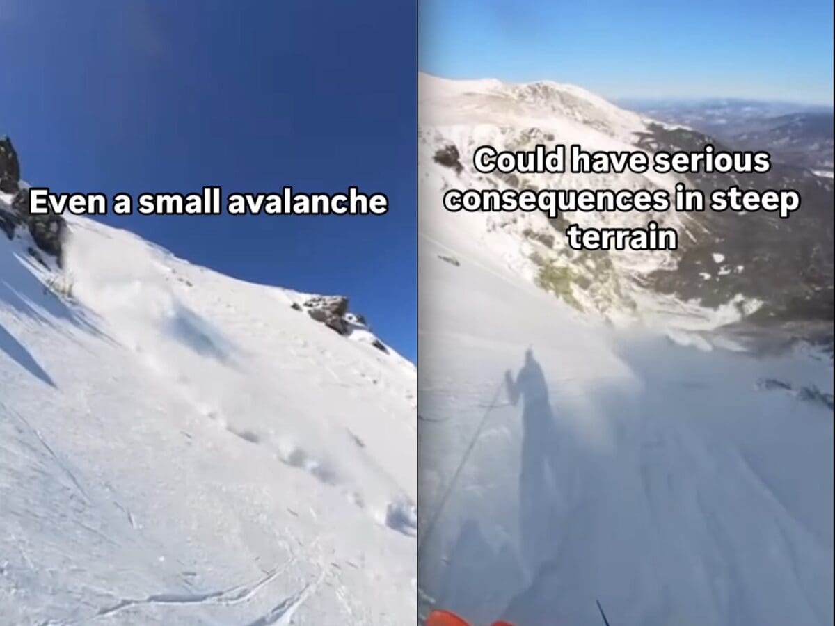 Avalanche on Mt. Washington.
