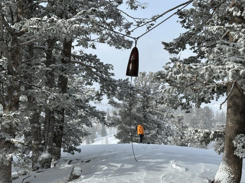 Bell on the slopes of Powder Mountain.