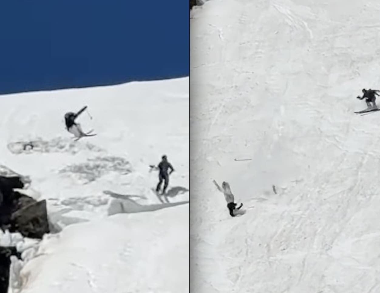 Wild Crash Results In Tomahawk Down Tuckerman Ravine