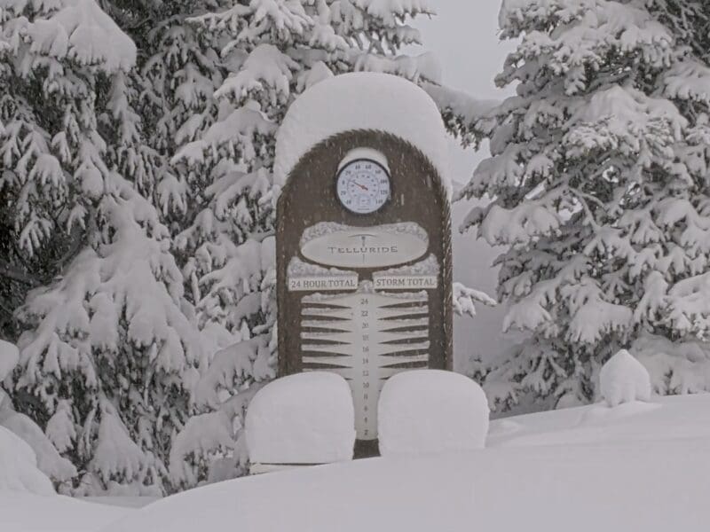 Telluride Powcam @ 8:10am on Wednesday, March 19.