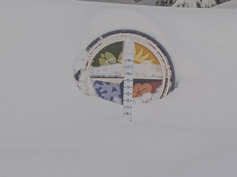Tamarack Resort snow stake cam.