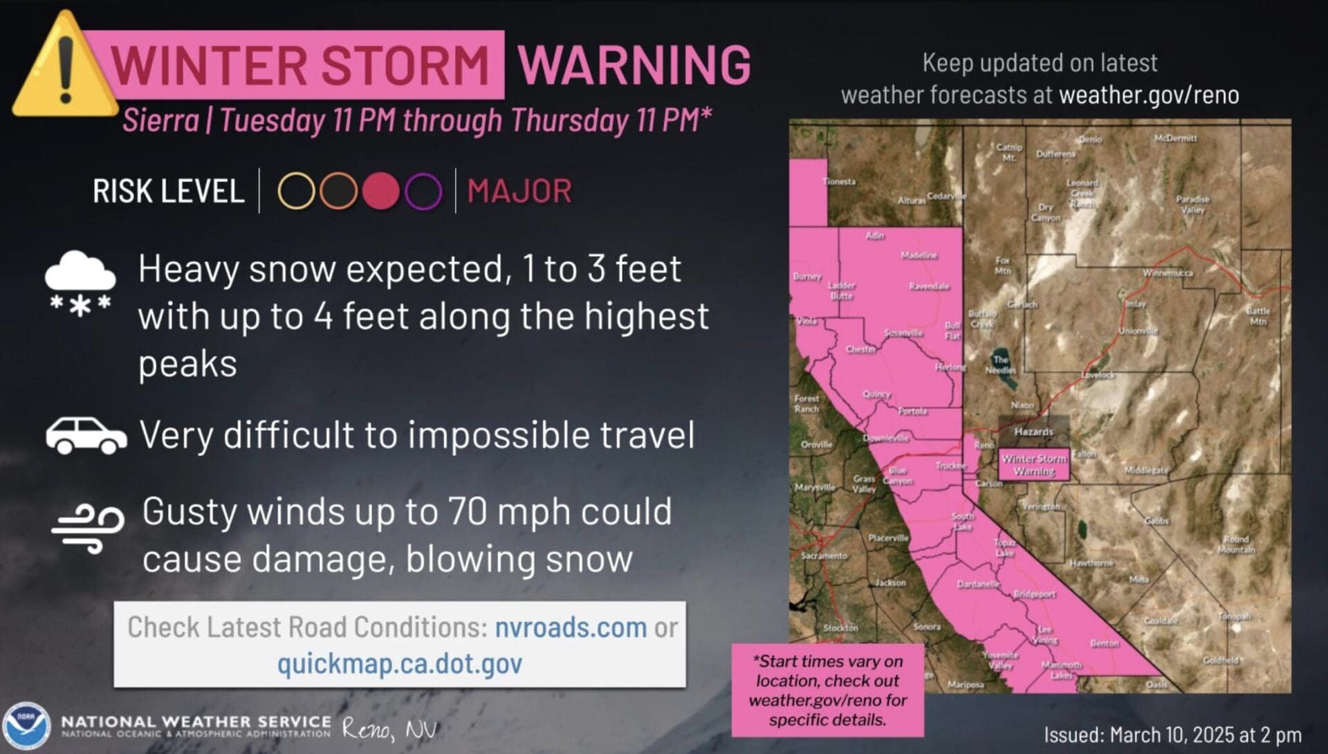 Winter Storm Warning.