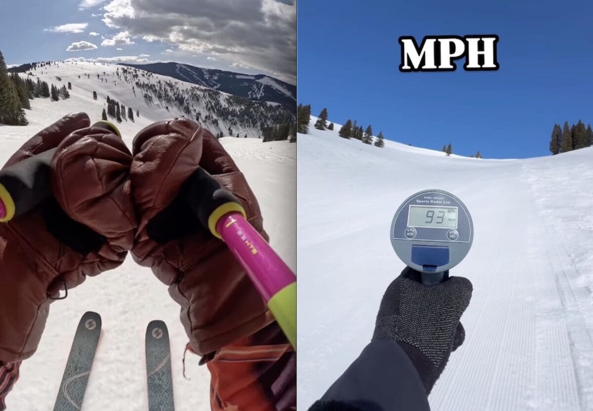 Skier reaches 93mph @ Vail Ski Resort