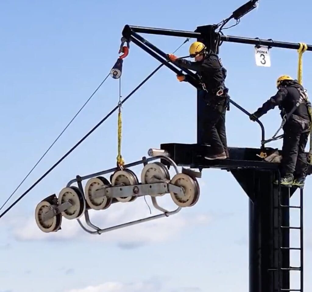 Superstar Chairlift replacement project @ Killington