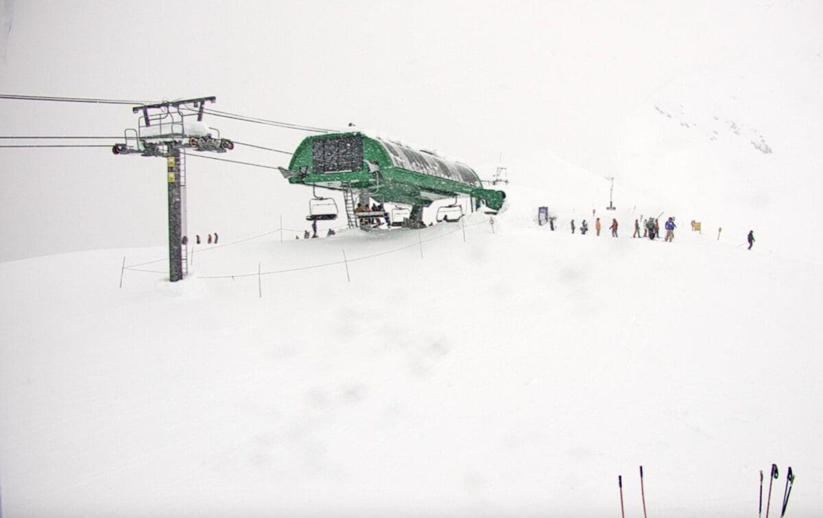 Top of GBX at Alyeska.