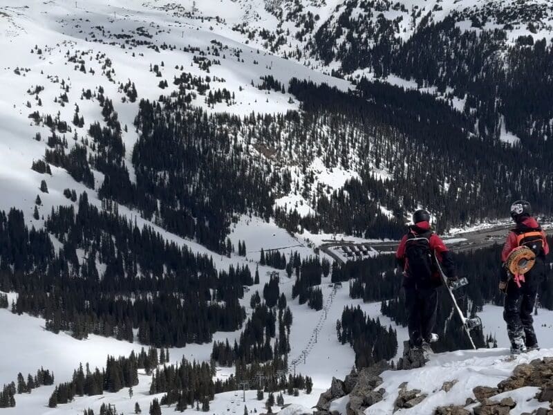 Loveland Ski Patrol in action.