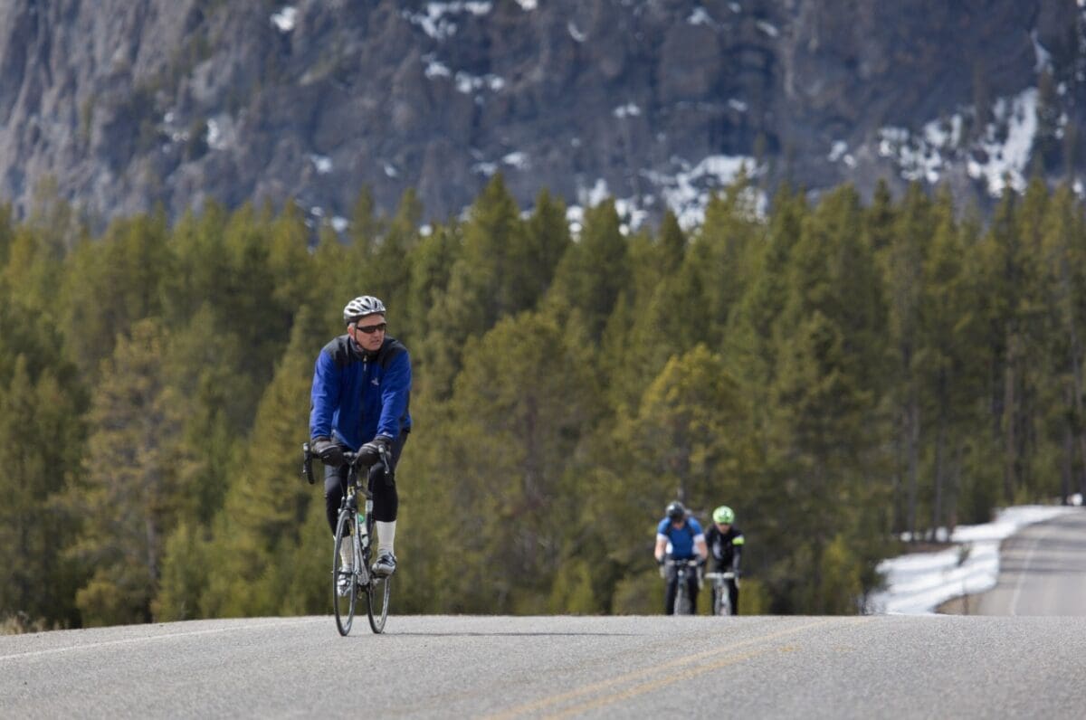 The roads of Yellowstone National Park.