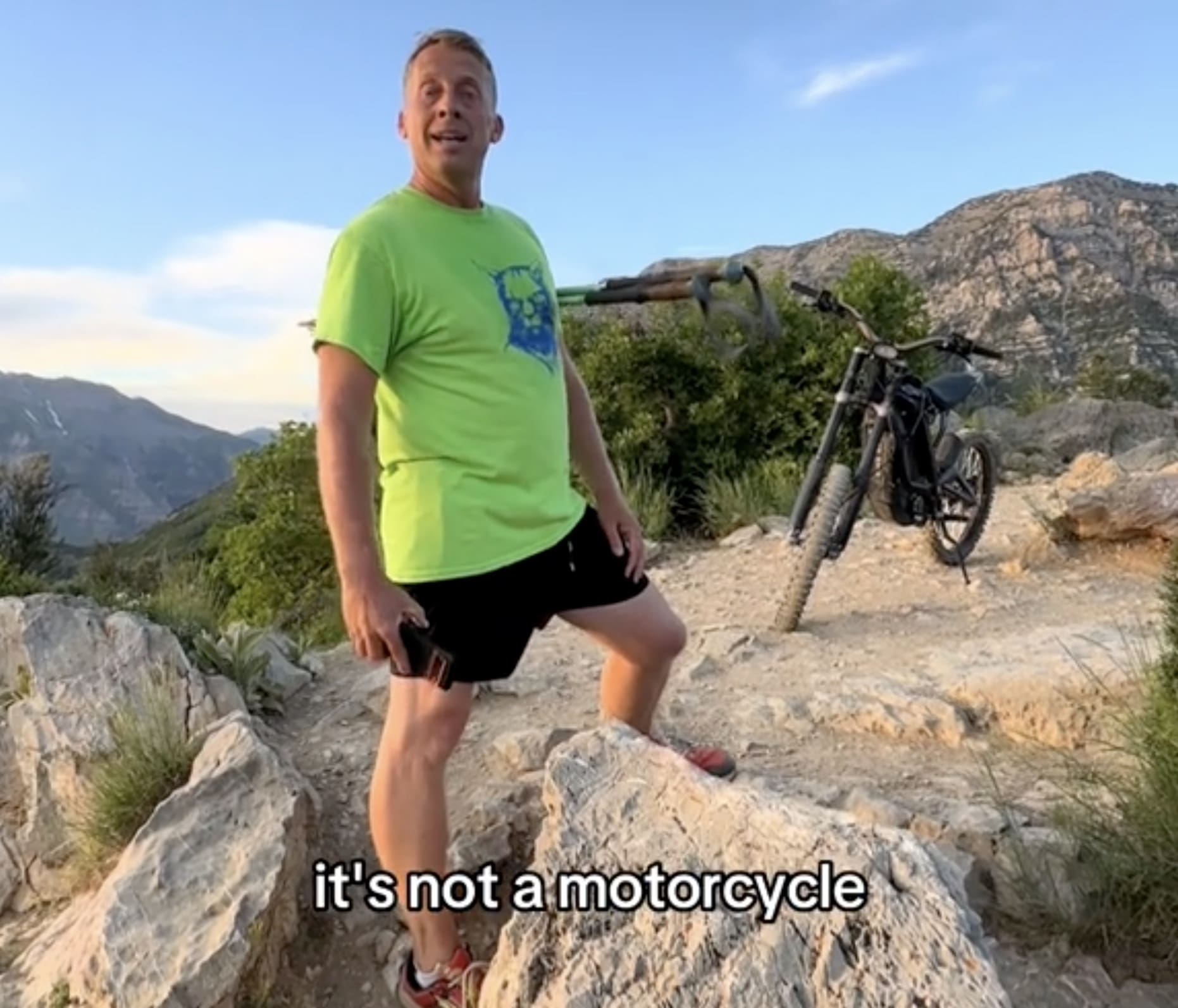 E-Biker & Hiker Exchange Heated Words On Utah Mountaintop