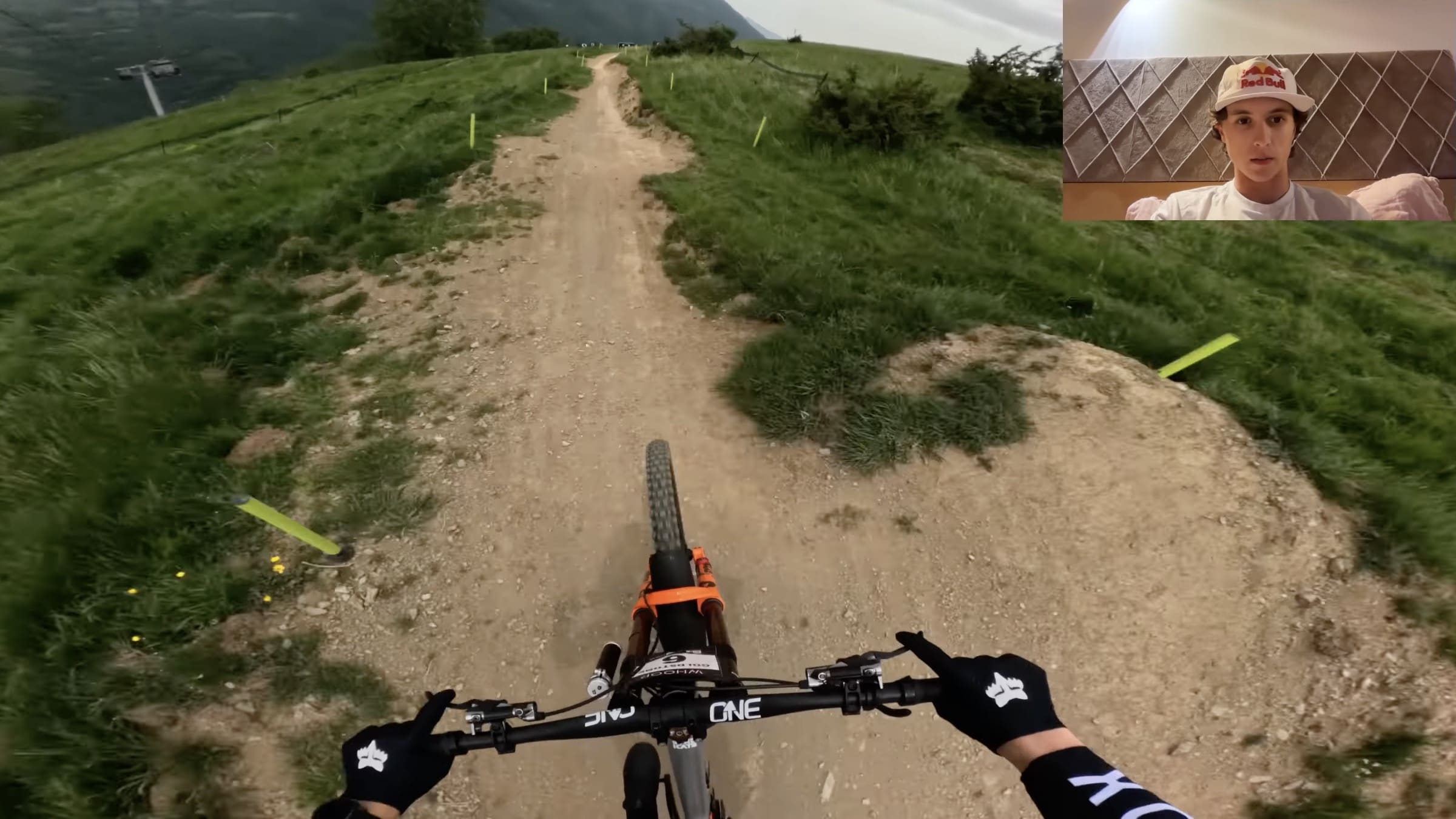 Professional Mountain Biker Walks Through His Winning Run At The 2025 ...