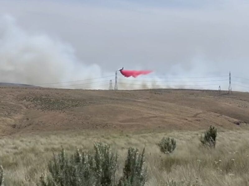 Ferry Fire @ Cottonwood Canyon State Park