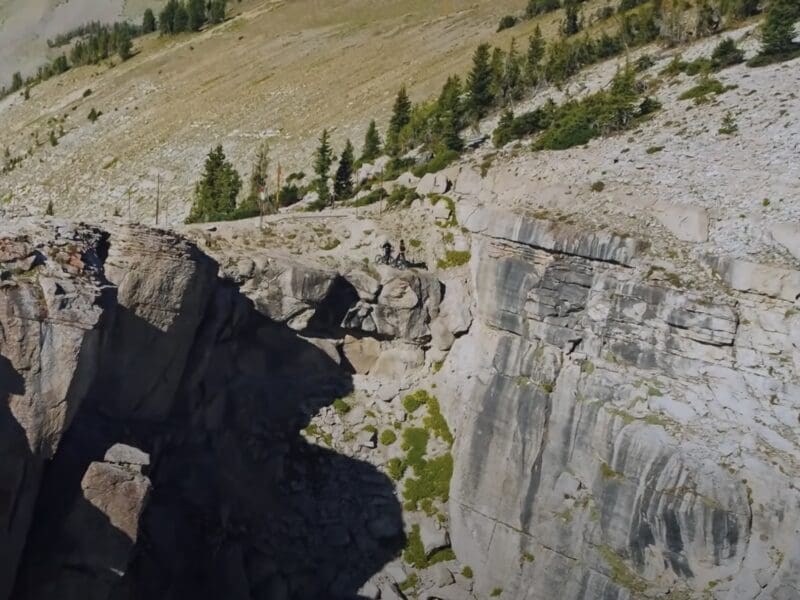 Corbet’s Couloir in the summer