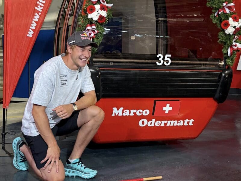 Marco Odermatt's gondola