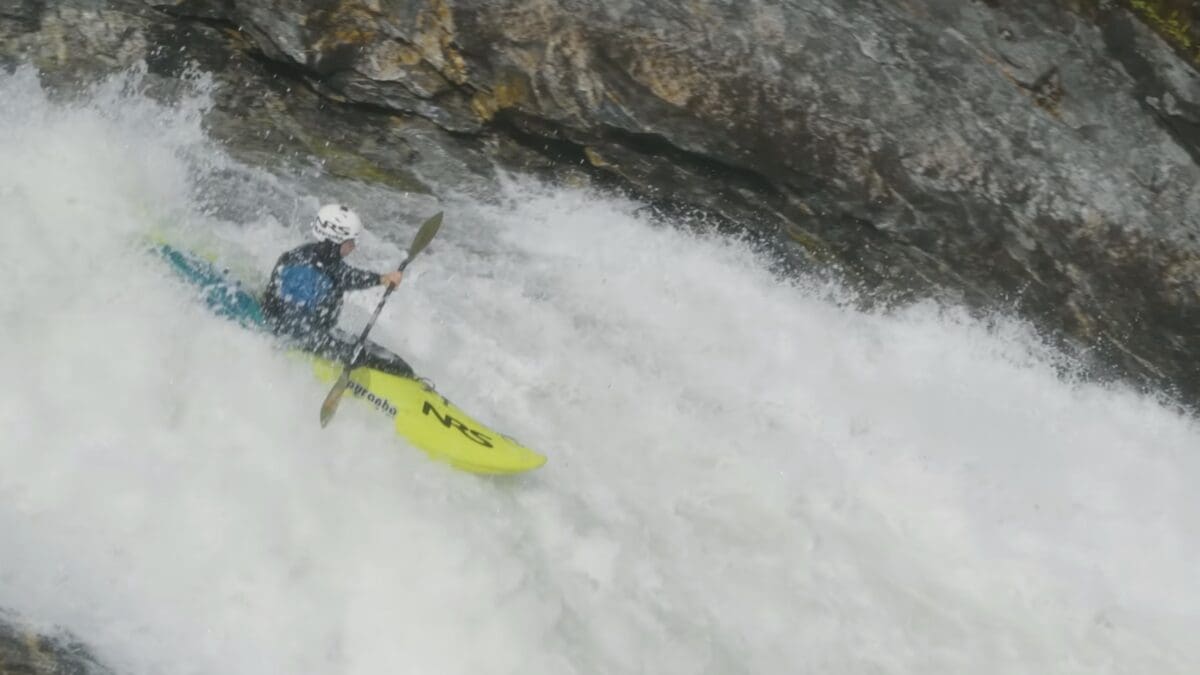 Whitewater kayaking in Norway.