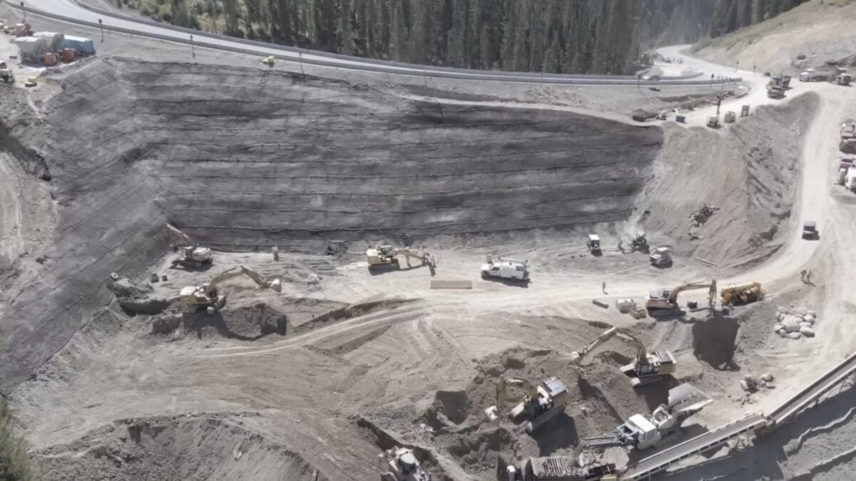 Repairs following the Teton Pass Highway Failure.