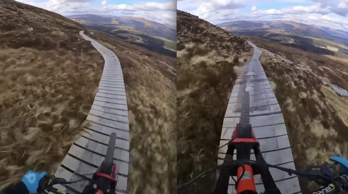 Full send down Top Chief Trail