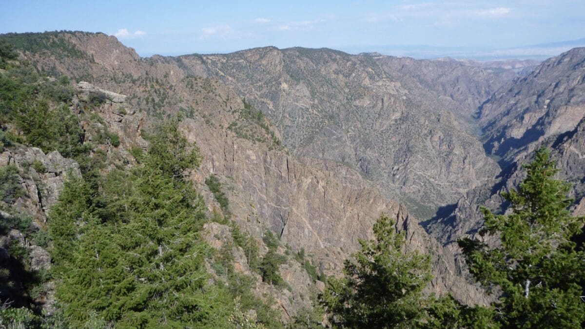 South Rim of Black Canyon of the Gunnison National Park.
