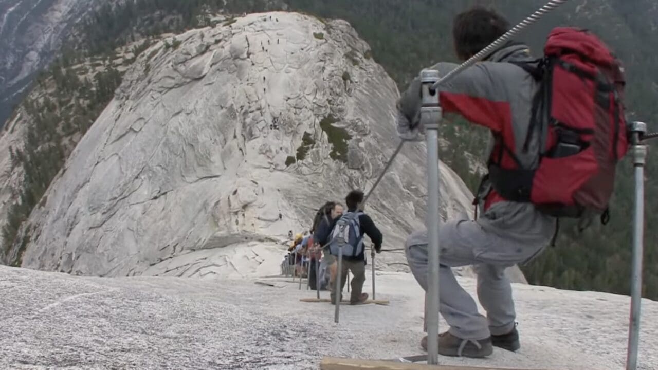 Half Dome climbing tips.