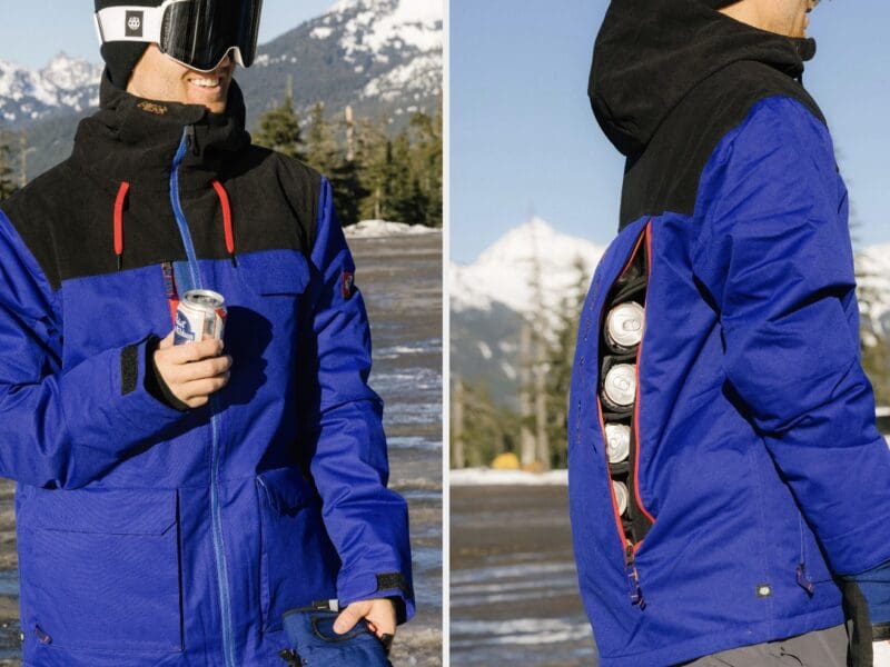 PBR ski jacket cooler