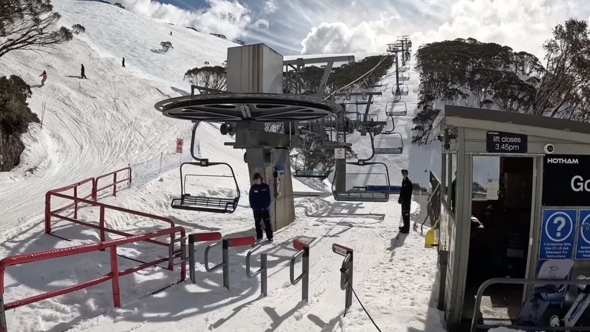 Skiing in Australia.