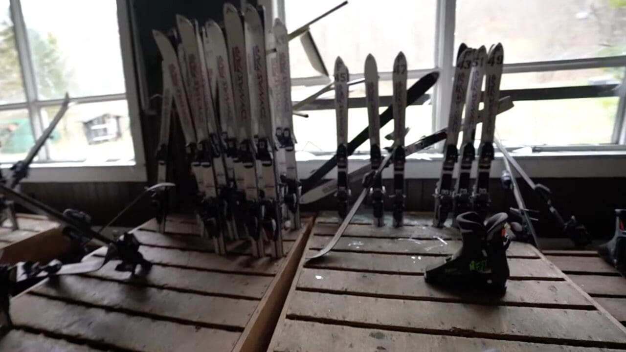 Brodie Mountain abandoned ski area.