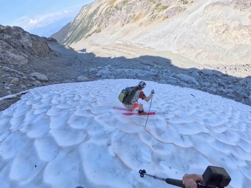September skiing at Whistler Blackcomb.