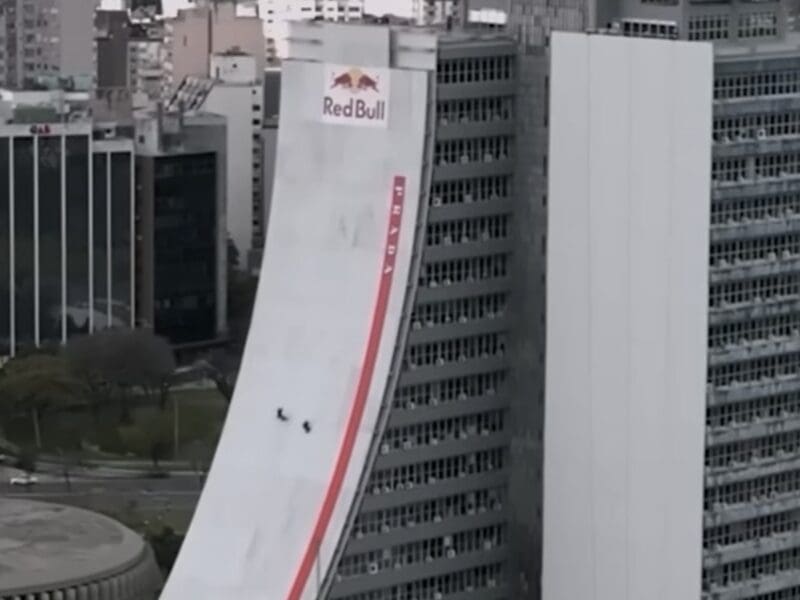 World's largest skateboard ramp.