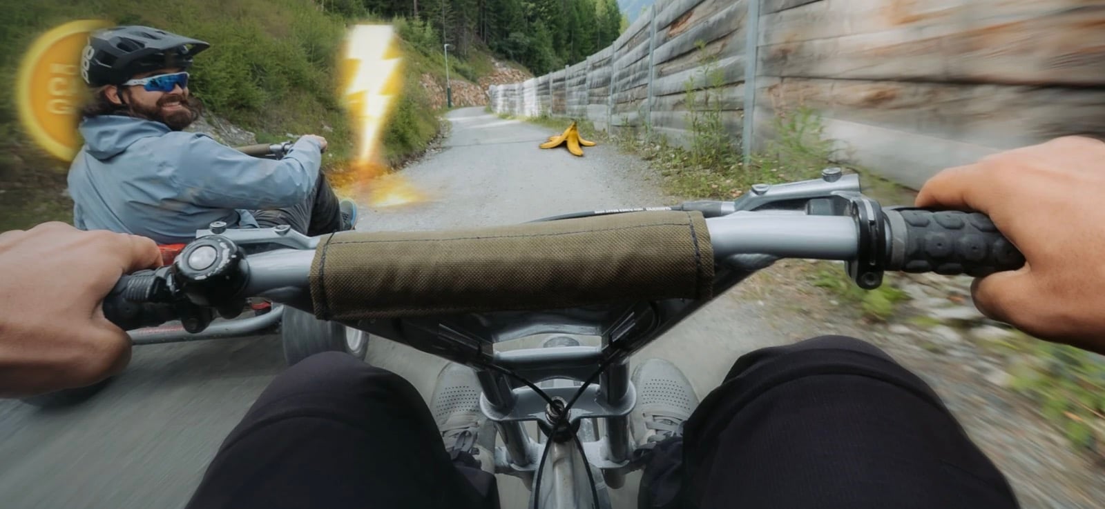 30 Professional Mountain Bikers Go “Mario Karting” In The Austria Alps