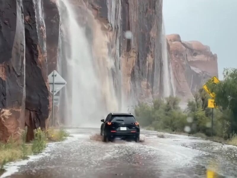 Flash flooding in Moab.