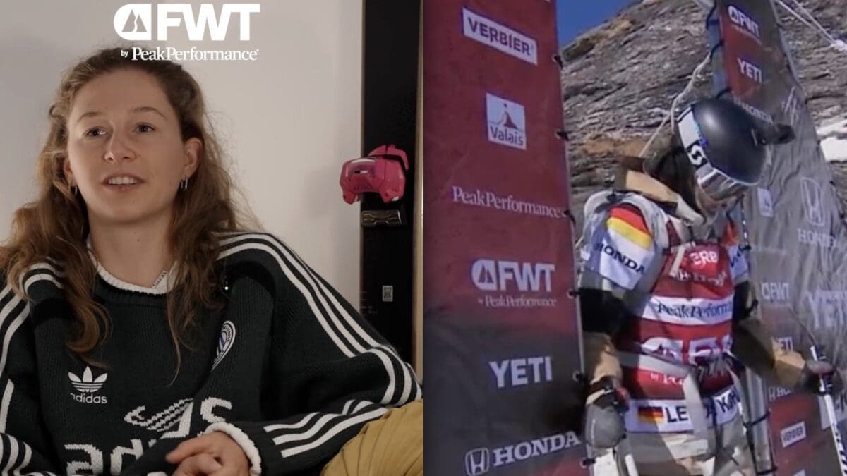 Freeride World Tour athlete Lena Kohler.