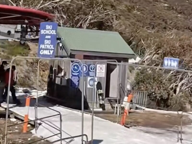 June skiing in Australia.