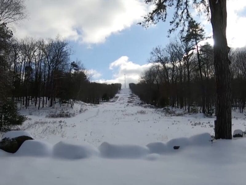 Abandoned Tanglewood Ski Area.