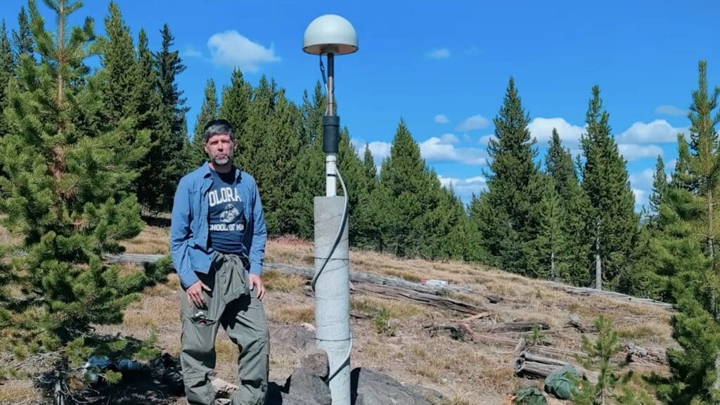 White Lake GPS site in Yellowstone National Park.