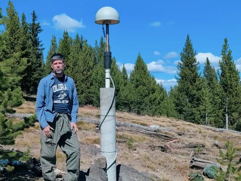 White Lake GPS site in Yellowstone National Park.