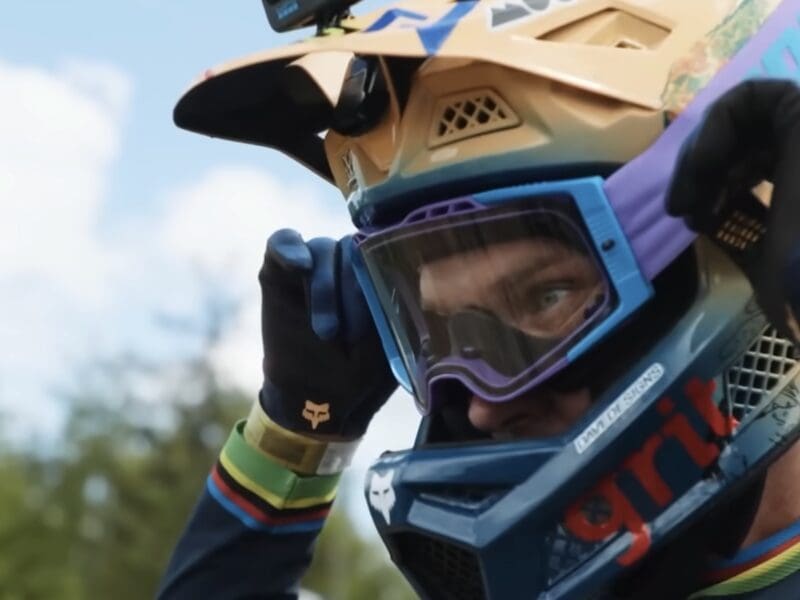 Downhill mountain biker Greg Minnaar.