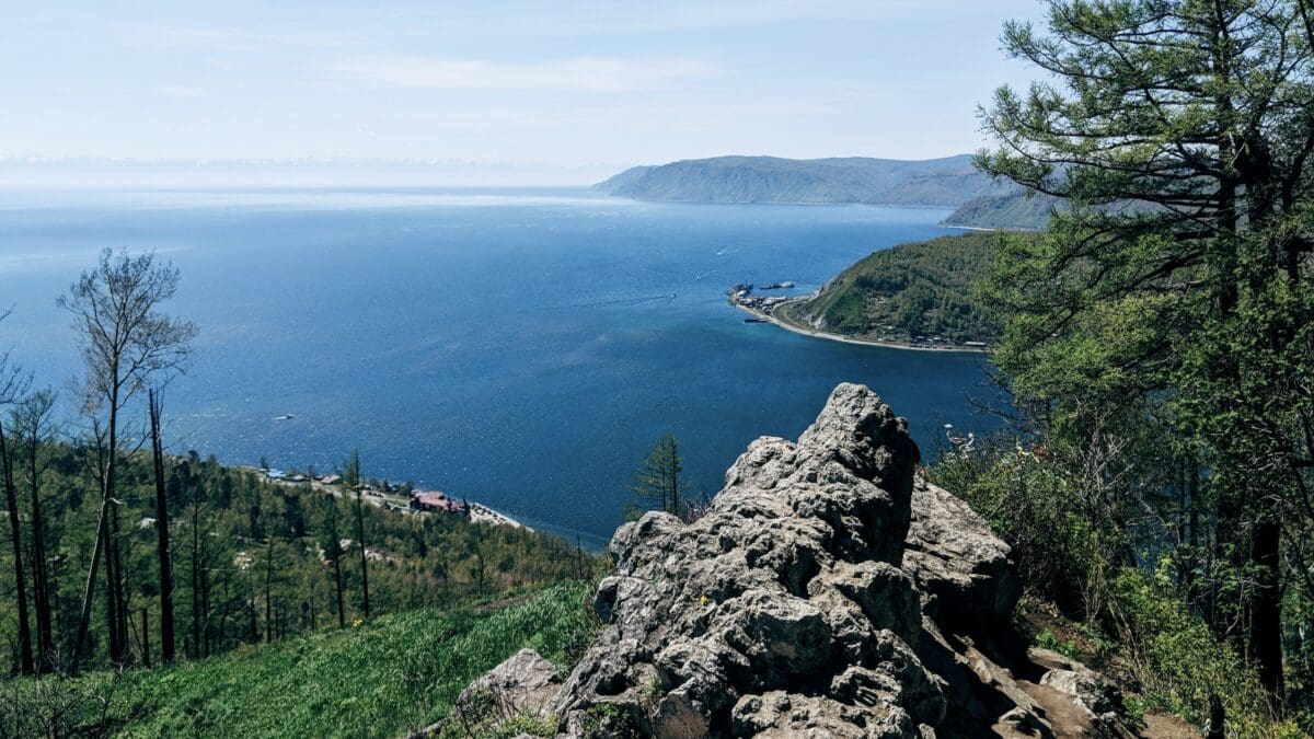 Lake Baikal in Russia.