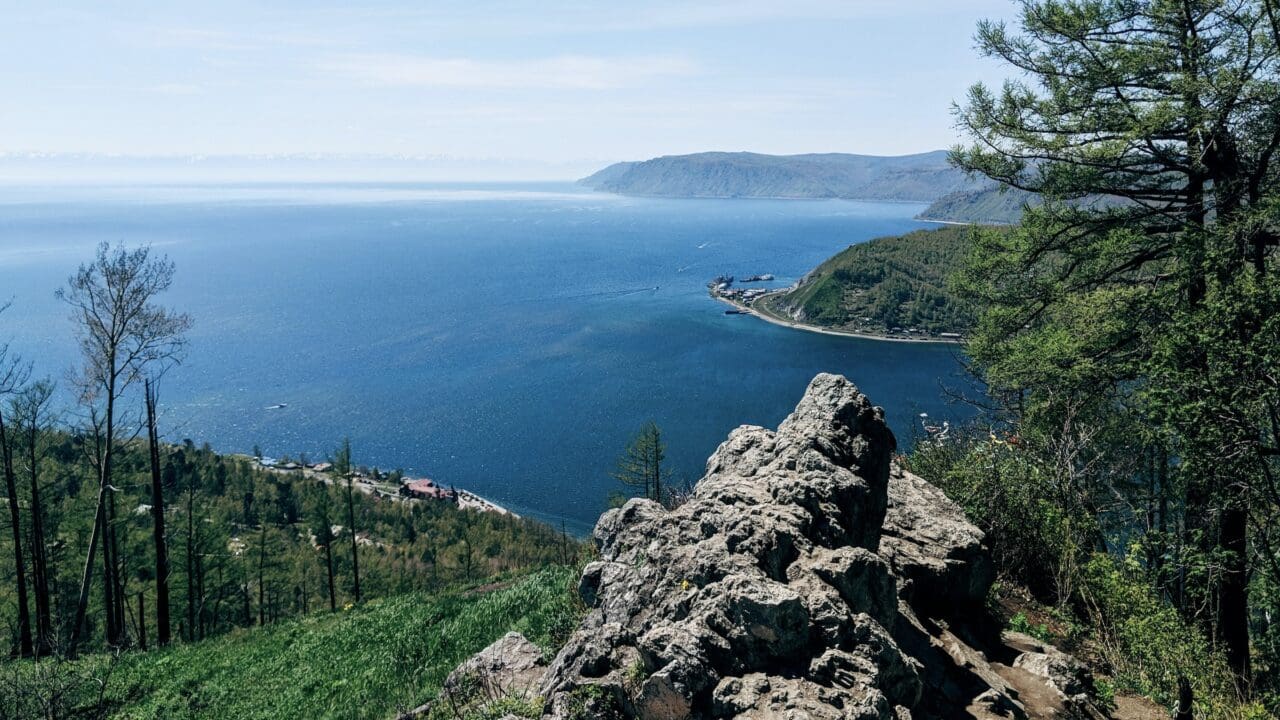 Lake Baikal in Russia.