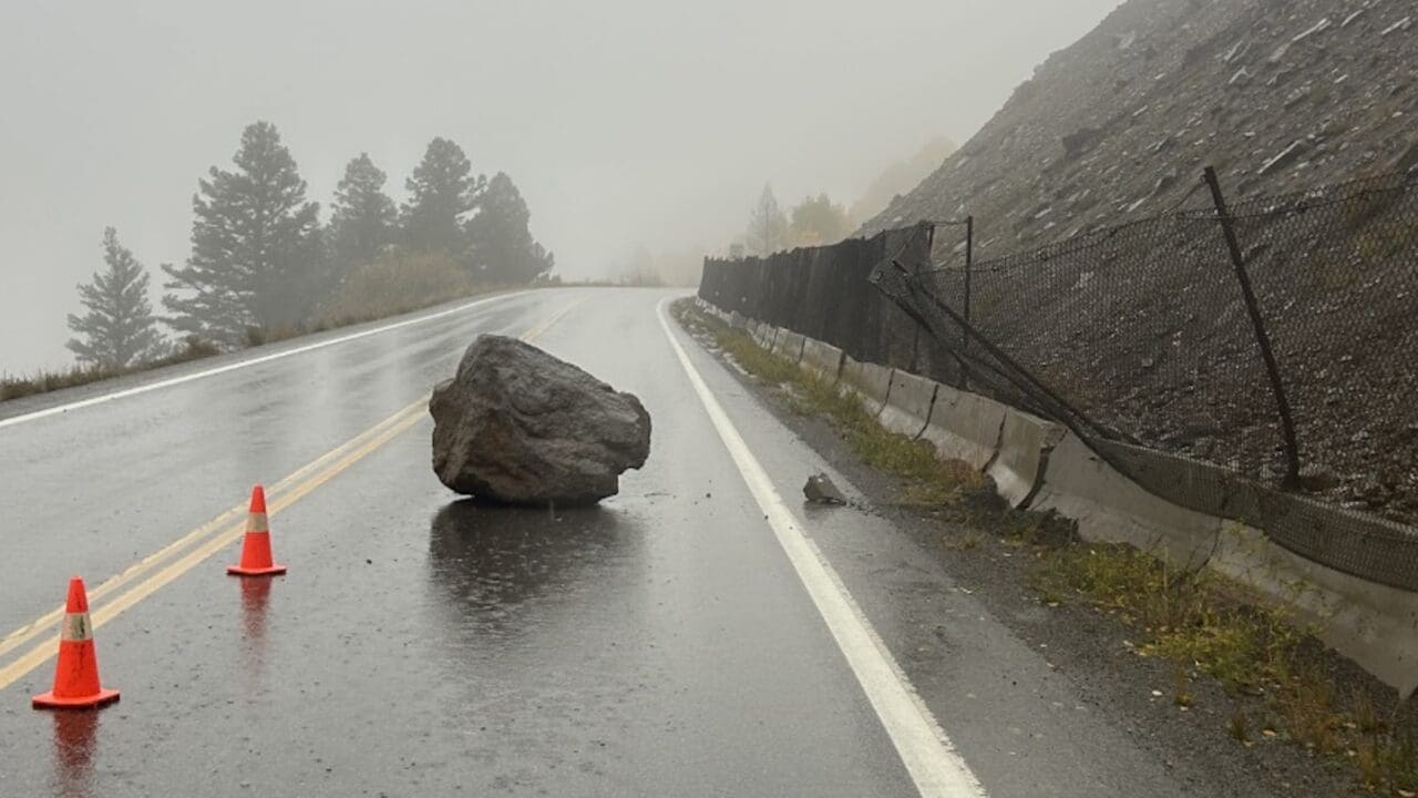 Boulder in San Miguel County, Colorado.