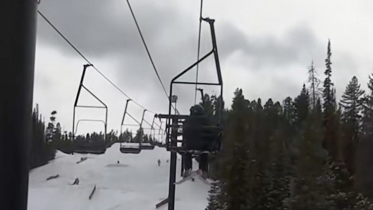 Ski lift.
