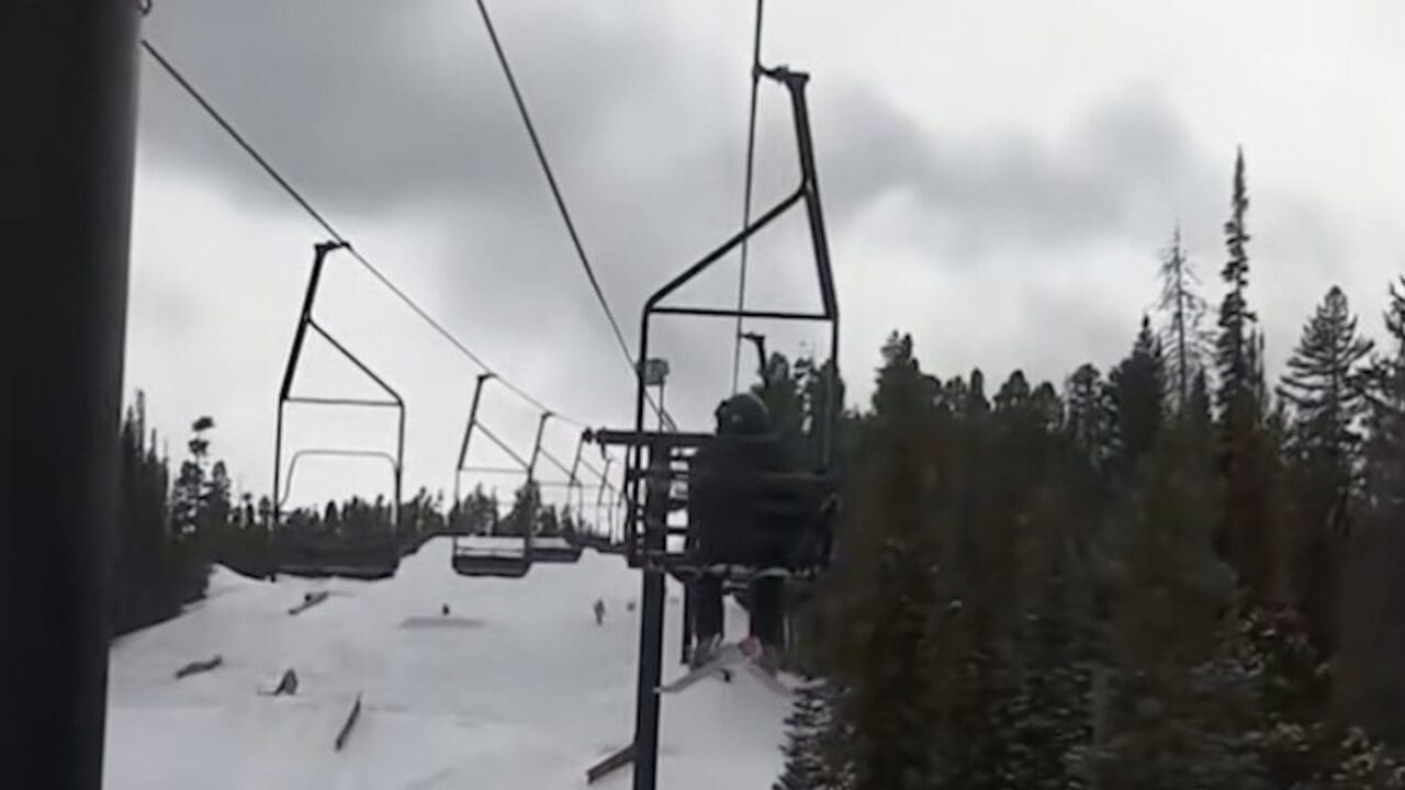 Ski lift.