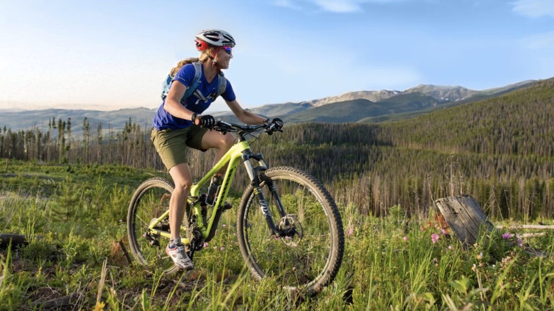 Mountain biking near Grand Park.