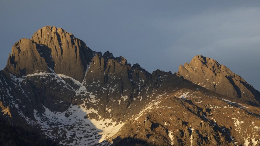Crestone Peak in Colorado, previously considered a 14er.
